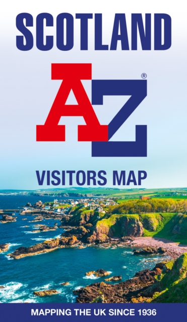 Scotland A-Z Visitors Map, Sheet map, folded Book