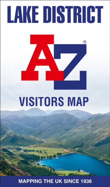 Lake District A-Z Visitors Map, Sheet map, folded Book