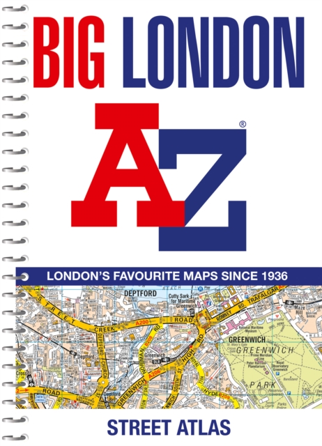 Big London A-Z Street Atlas, Spiral bound Book