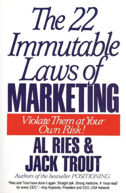 The 22 Immutable Laws of Marketing, eAudiobook MP3 eaudioBook