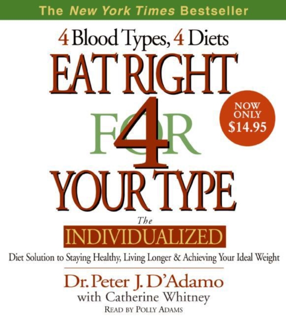 Eat Right for Your Type, eAudiobook MP3 eaudioBook