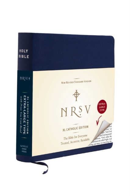 NRSV XL, Catholic Edition, Hardcover, Navy : Holy Bible, Hardback Book