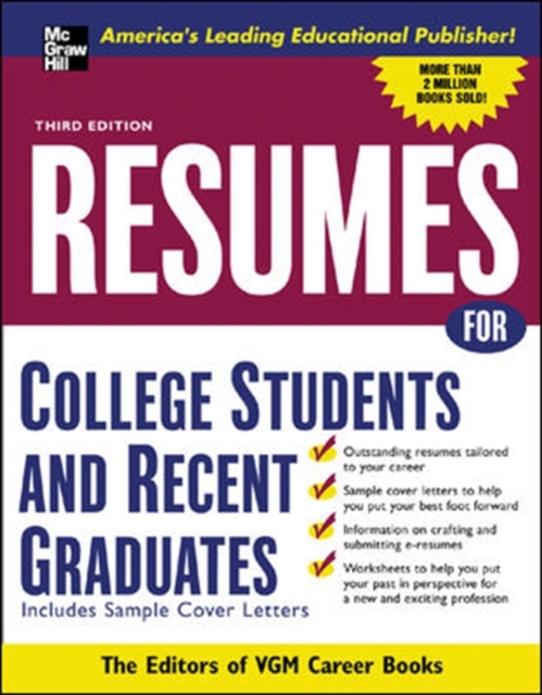 Resumes for College Students and Recent Graduates, EPUB eBook