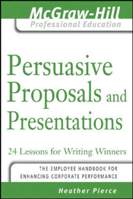 Persuasive Proposals and Presentations, PDF eBook