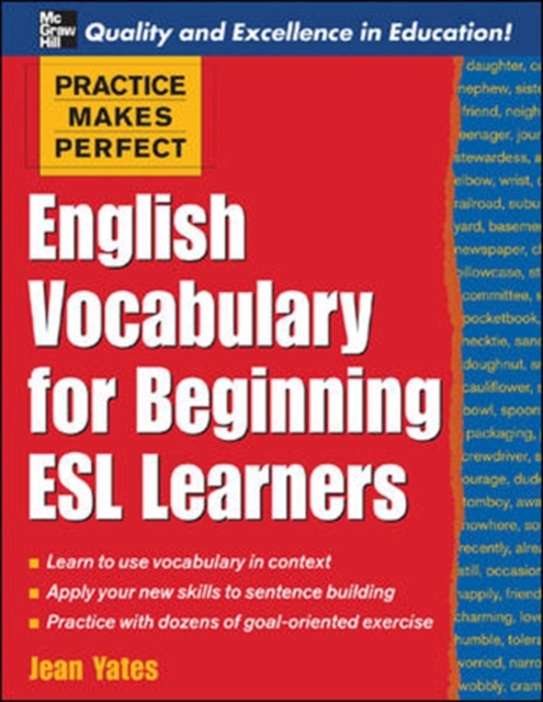 Practice Makes Perfect: English Vocabulary For Beginning ESL Learners, PDF eBook