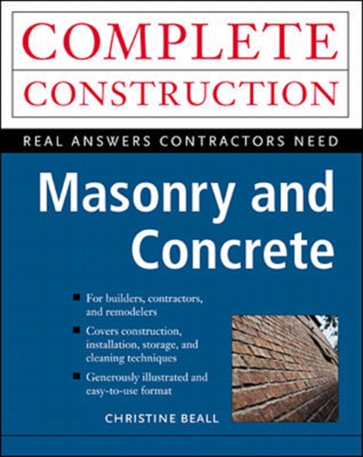 Masonry and Concrete, PDF eBook