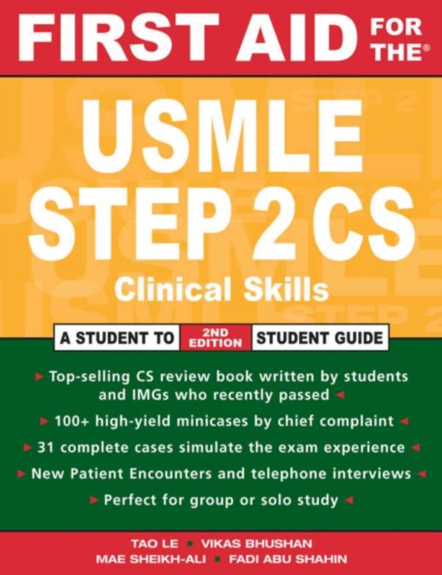First Aid for the  USMLE Step 2 CS, PDF eBook