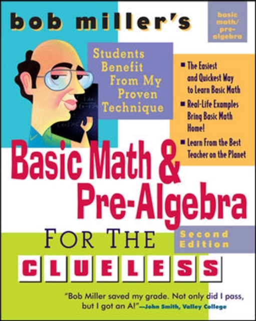 Bob Miller's Basic Math and Pre-Algebra for the Clueless, 2nd Ed., PDF eBook