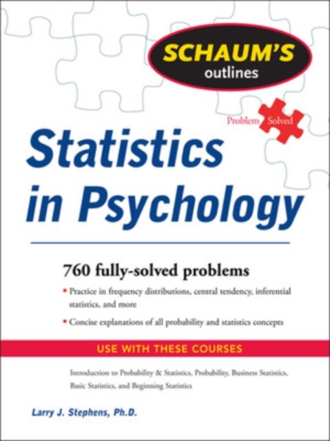 Schaum's Outline of Statistics in Psychology, EPUB eBook