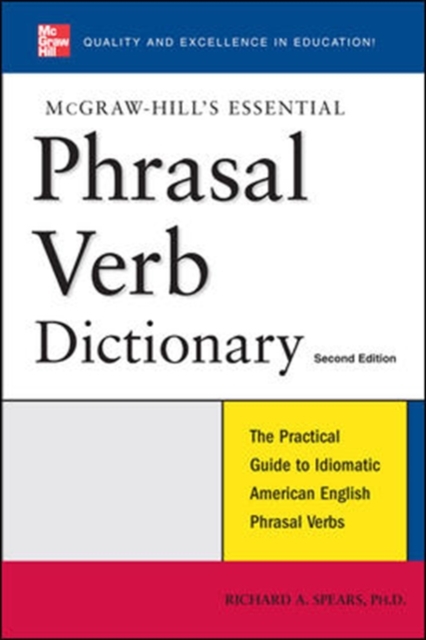 McGraw-Hill's Essential Phrasal Verbs Dictionary, PDF eBook