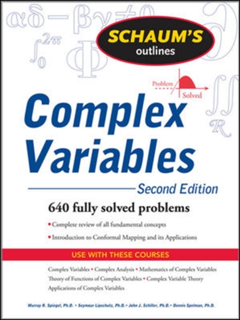 Schaum's Outline of Complex Variables, 2ed, Paperback / softback Book