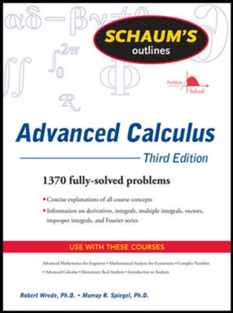 Schaum's Outline of Advanced Calculus, Third Edition, Paperback / softback Book