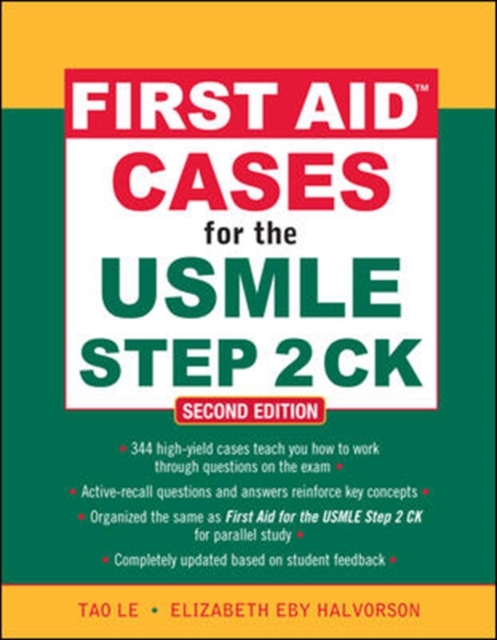 First Aid Cases for the USMLE Step 2 CK, Second Edition, Paperback / softback Book