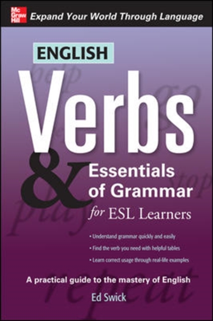 English Verbs & Essentials of Grammar for ESL Learners, Paperback / softback Book