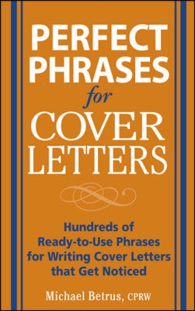 Perfect Phrases for Cover Letters, EPUB eBook
