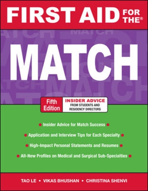 First Aid for the Match, Fifth Edition, EPUB eBook