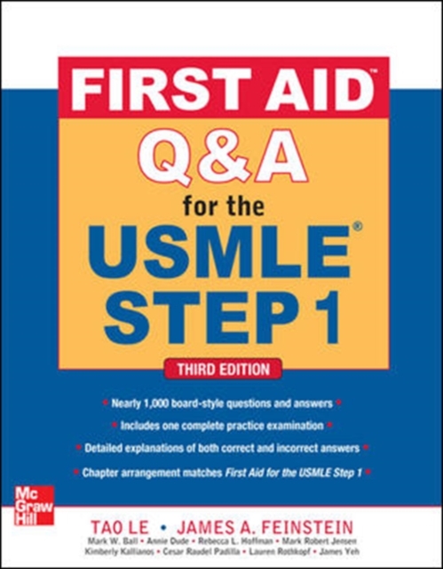 First Aid Q&A for the USMLE Step 1, Third Edition, Paperback / softback Book