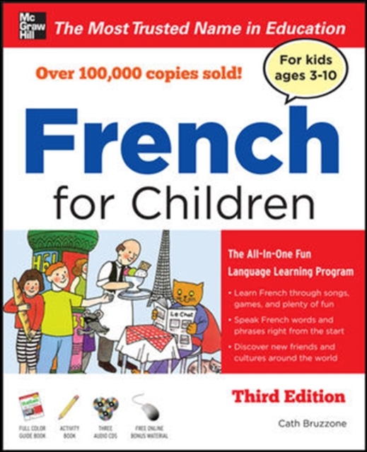French for Children with Three Audio CDs, Third Edition, Book Book