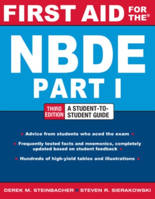 First Aid for the NBDE Part 1, Third Edition, Paperback / softback Book
