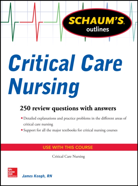 Schaum's Outline of Critical Care Nursing : 250 Review Questions, EPUB eBook