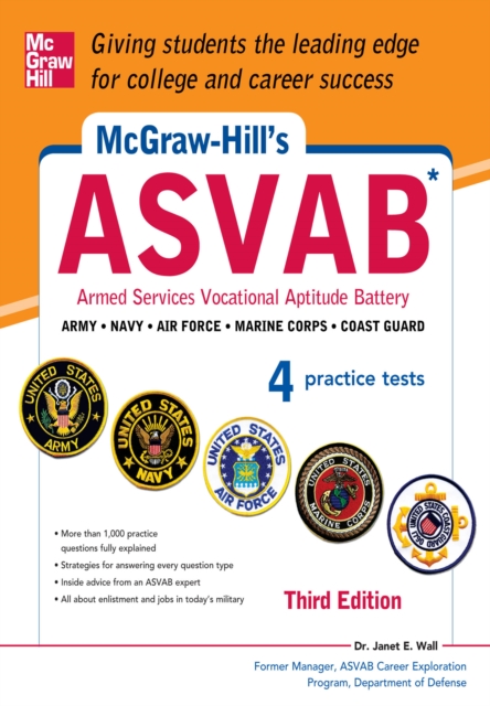 McGraw-Hill's ASVAB, 3rd Edition : Strategies + 4 Practice Tests, EPUB eBook