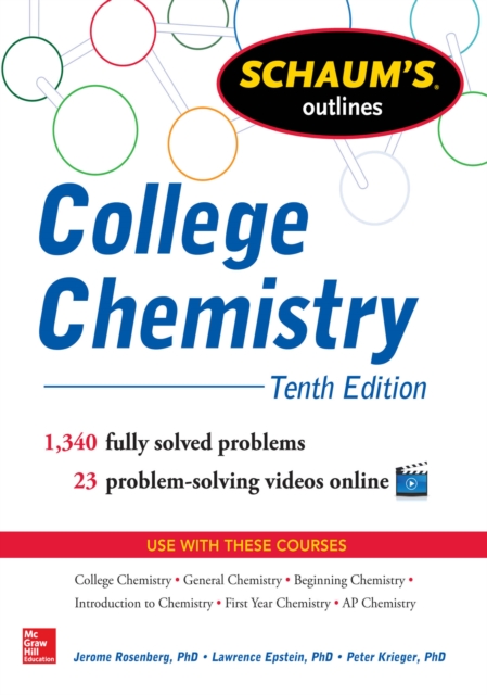 Schaum's Outline of College Chemistry : 1,340 Solved Problems + 23 Videos, EPUB eBook