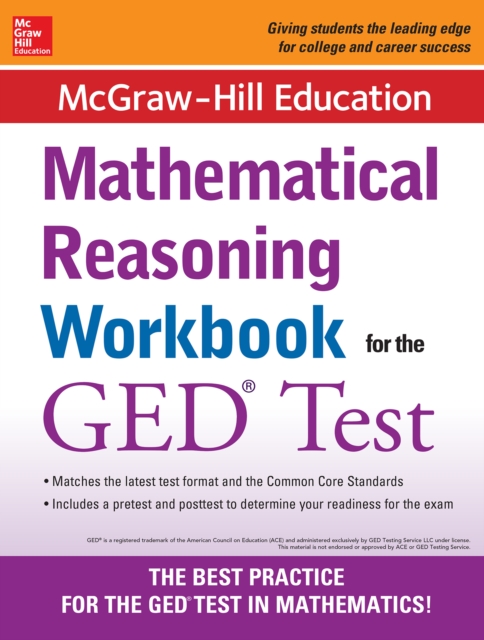 McGraw-Hill Education Mathematical Reasoning Workbook for the GED Test, EPUB eBook