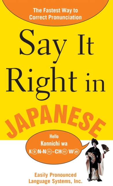 Say It Right in Japanese, PDF eBook