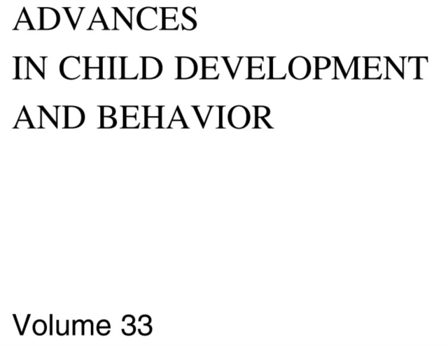 Advances in Child Development and Behavior, PDF eBook