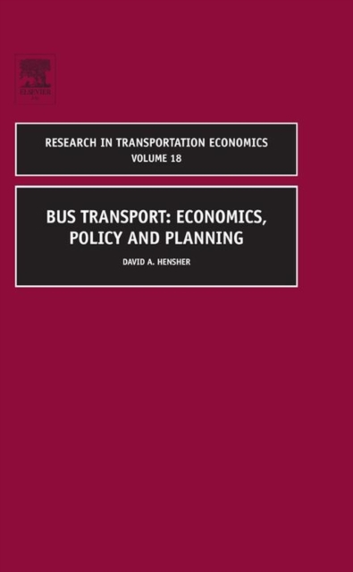 Bus Transport : Economics, Policy and Planning, EPUB eBook