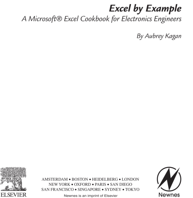 Excel by Example : A Microsoft Excel Cookbook for Electronics Engineers, PDF eBook