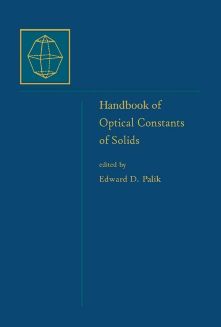 Handbook of Optical Constants of Solids : Volume 1, PDF eBook