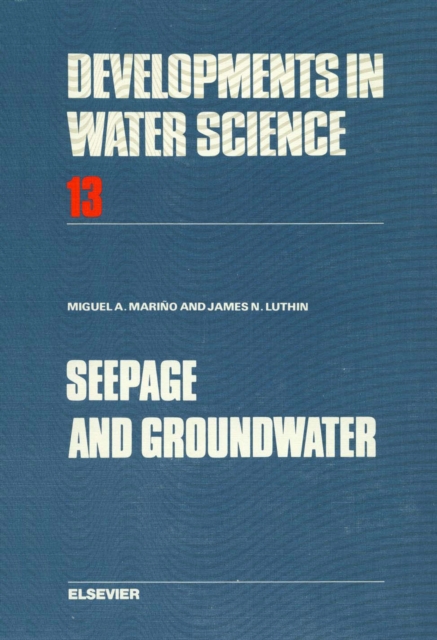 Seepage and Groundwater, PDF eBook