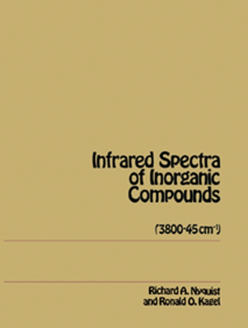 Handbook of Infrared and Raman Spectra of Inorganic Compounds and Organic Salts : Infrared Spectra of Inorganic Compounds, EPUB eBook