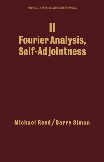 II: Fourier Analysis, Self-Adjointness, PDF eBook
