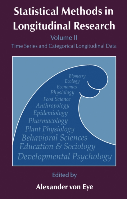 Statistical Methods in Longitudinal Research : Time Series and Categorical Longitudinal Data, PDF eBook