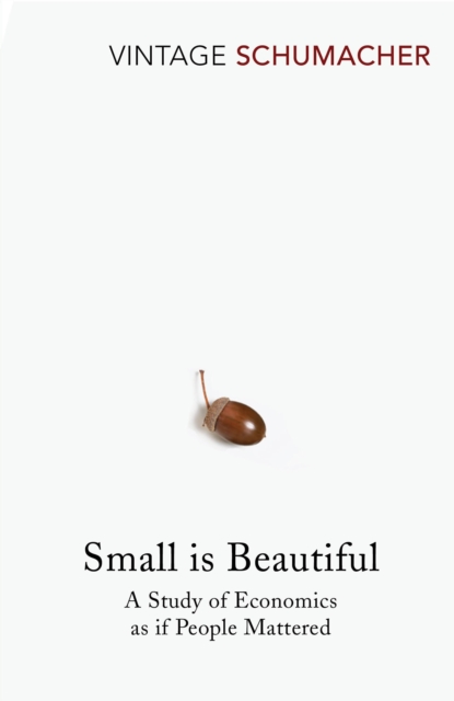 Small Is Beautiful : A Study of Economics as if People Mattered, Paperback / softback Book