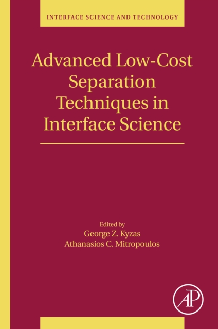 Advanced Low-Cost Separation Techniques in Interface Science, EPUB eBook