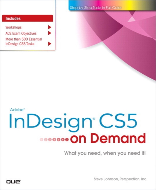 Adobe InDesign CS5 on Demand, EPUB eBook