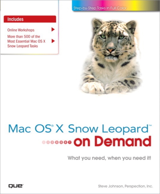 Mac OS X Snow Leopard On Demand, EPUB eBook
