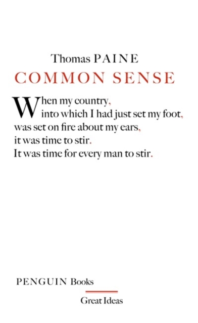 Common Sense, Paperback / softback Book