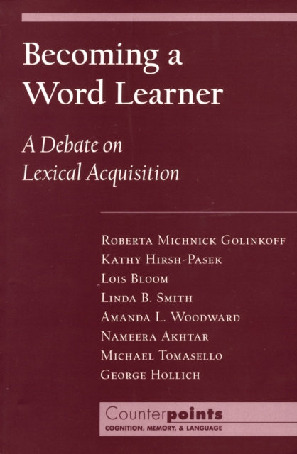 Becoming a Word Learner : A Debate on Lexical Acquisition, EPUB eBook