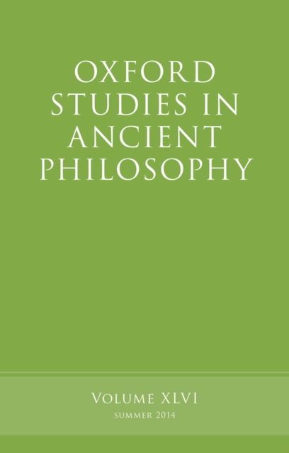 Oxford Studies in Ancient Philosophy, Volume 46, PDF eBook