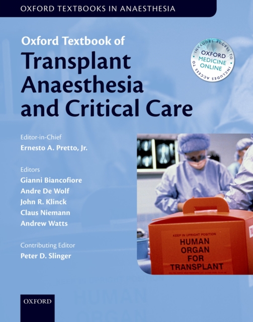 Oxford Textbook of Transplant Anaesthesia and Critical Care, PDF eBook