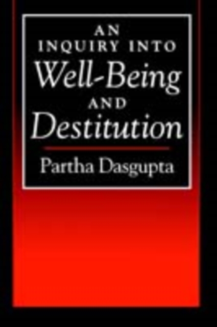 An Inquiry into Well-Being and Destitution, PDF eBook