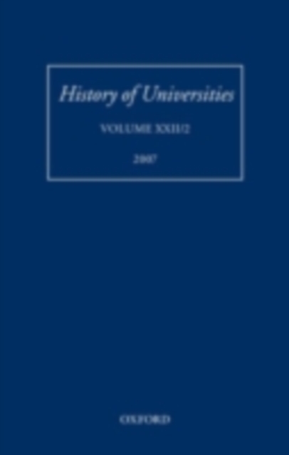 History of Universities : Volume XXII/2, PDF eBook