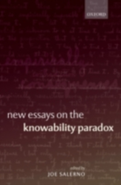 New Essays on the Knowability Paradox, PDF eBook
