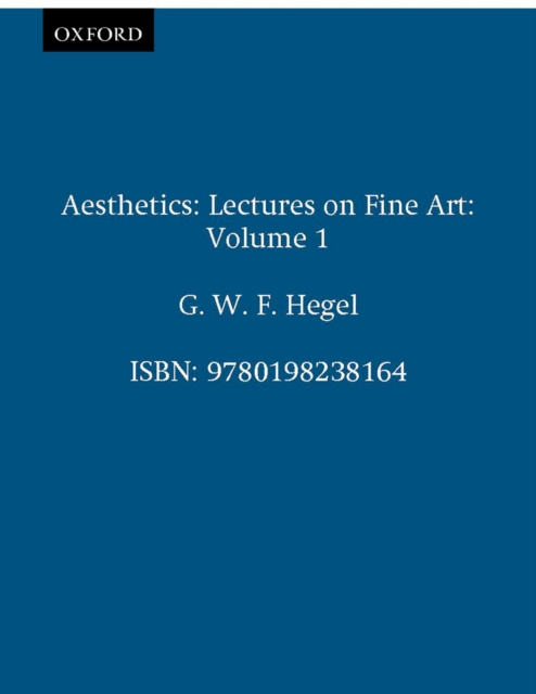 Aesthetics: Volume 1, PDF eBook