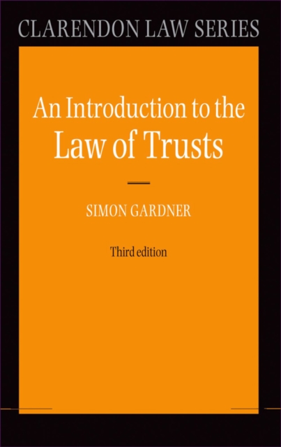 An Introduction to the Law of Trusts, EPUB eBook