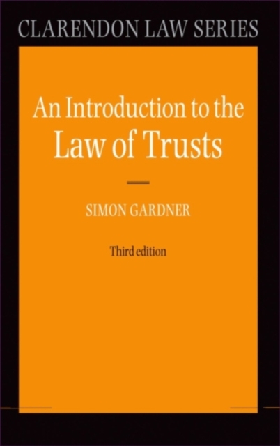 An Introduction to the Law of Trusts, PDF eBook